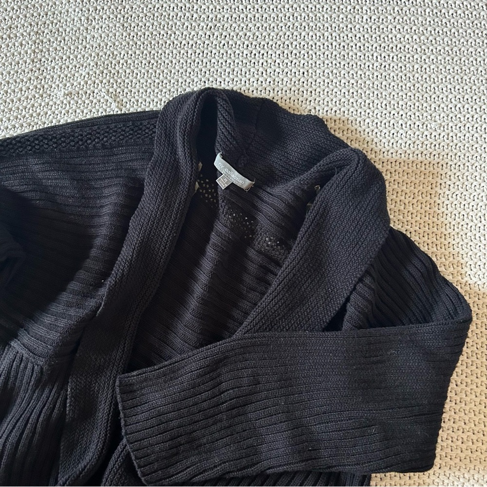 NY Collection Open Cardigan
